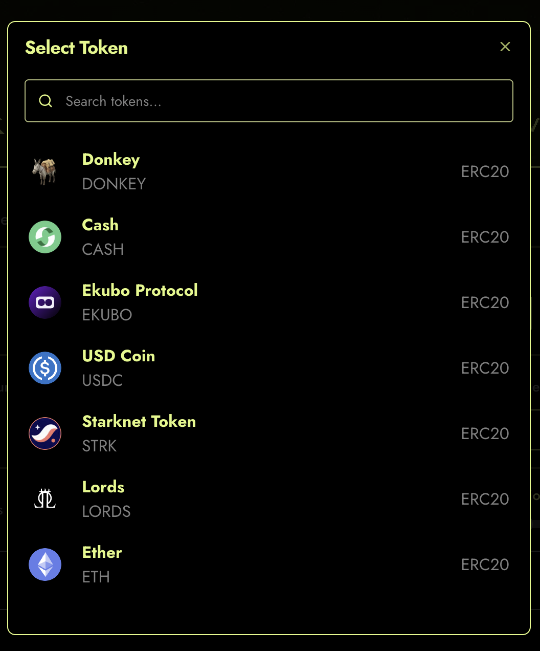 Entry Requirement Tokens