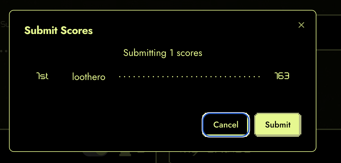 Submission Dialog